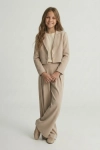 set Emi beige detail, tule mouwen en geborduurde rok, tiener feestkledij