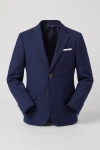 Marineblauw colbert van het feestpak Sam voor jongens – productfoto zonder model, vooraanzicht