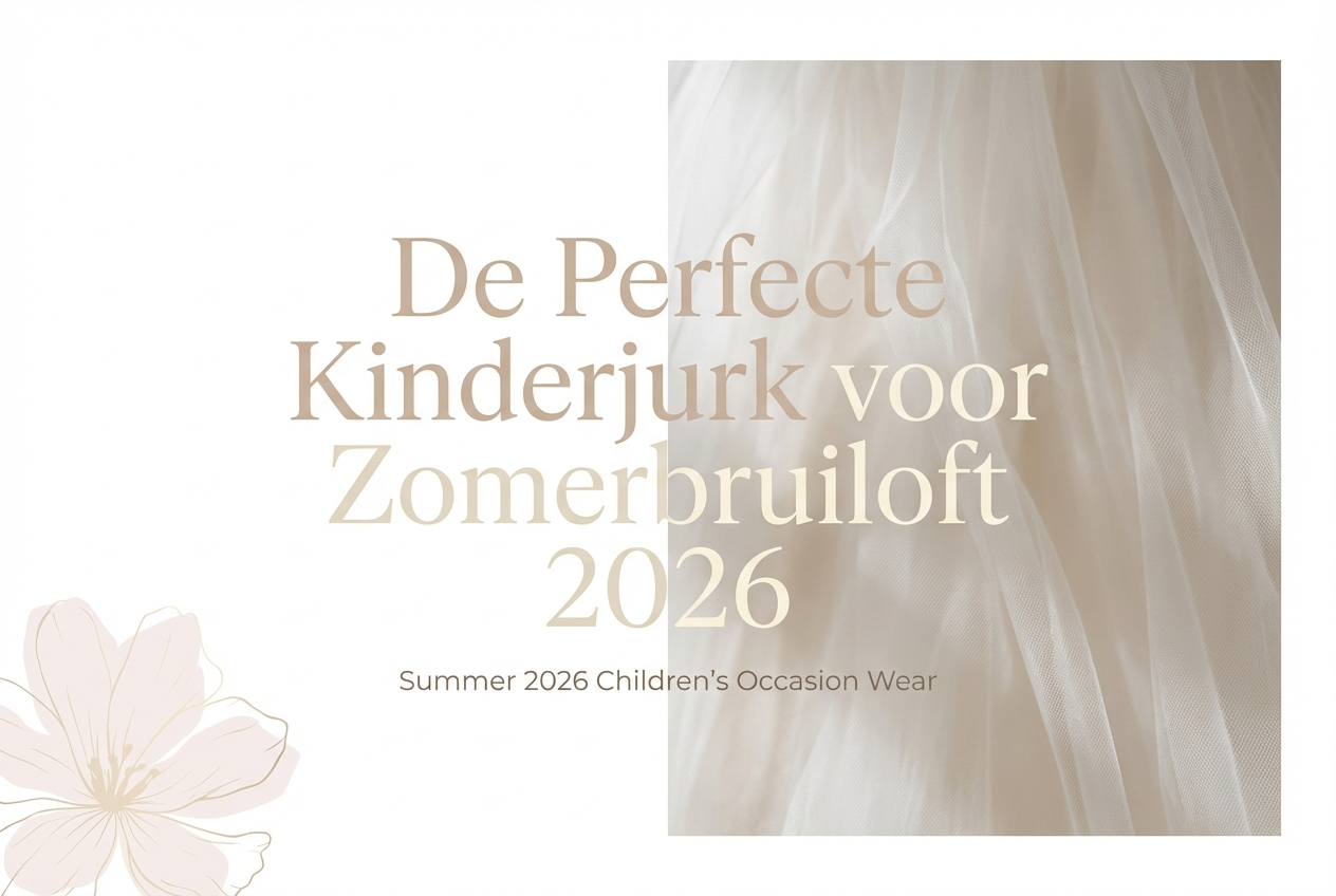 Zomerbruiloft 2026 met kinderen: de complete checklist voor de perfecte kinderjurk